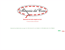 Tablet Screenshot of merceriadelcorso.com